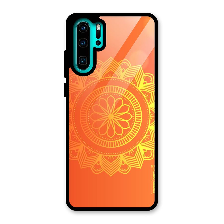 Diwali Rangoli Glass Back Case for Huawei P30 Pro