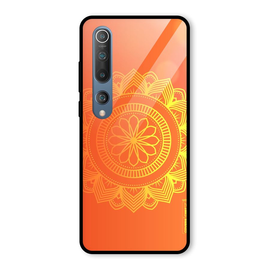 Diwali Rangoli Glass Back Case for Mi 10