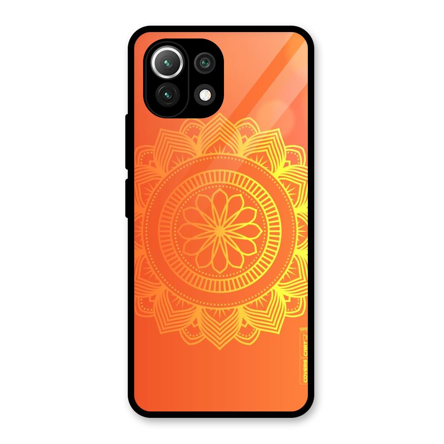 Diwali Rangoli Glass Back Case for Mi 11 Lite
