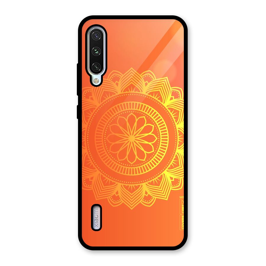 Diwali Rangoli Glass Back Case for Mi A3