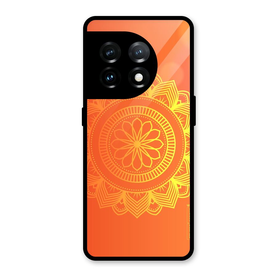 Diwali Rangoli Glass Back Case for OnePlus 11