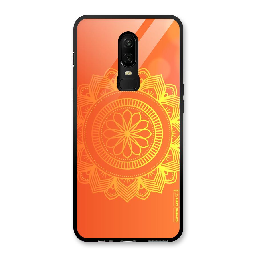 Diwali Rangoli Glass Back Case for OnePlus 6