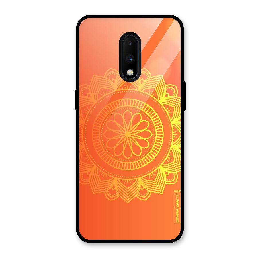 Diwali Rangoli Glass Back Case for OnePlus 7