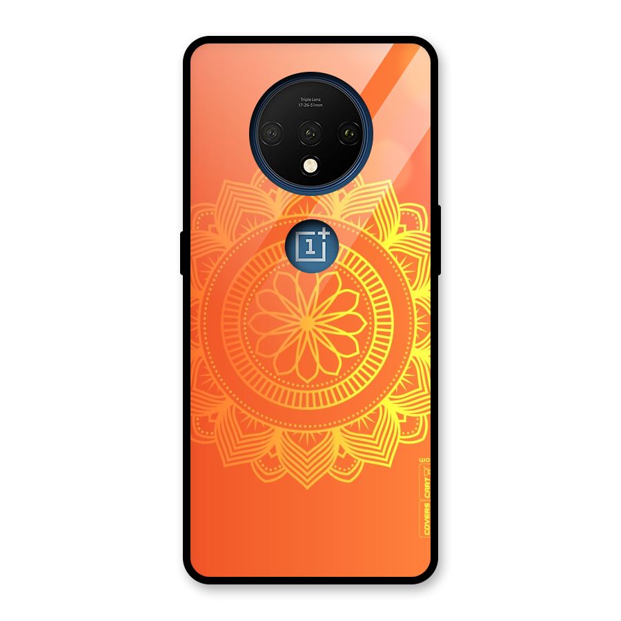 Diwali Rangoli Glass Back Case for OnePlus 7T