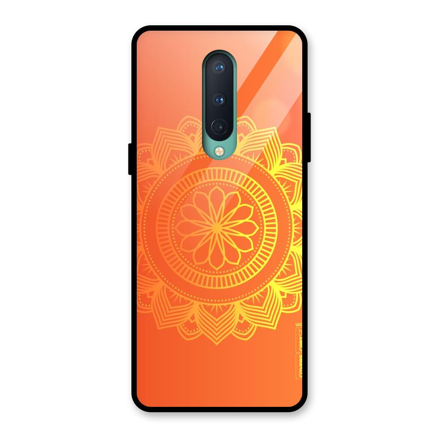 Diwali Rangoli Glass Back Case for OnePlus 8