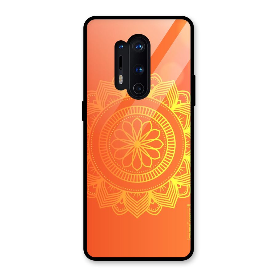 Diwali Rangoli Glass Back Case for OnePlus 8 Pro