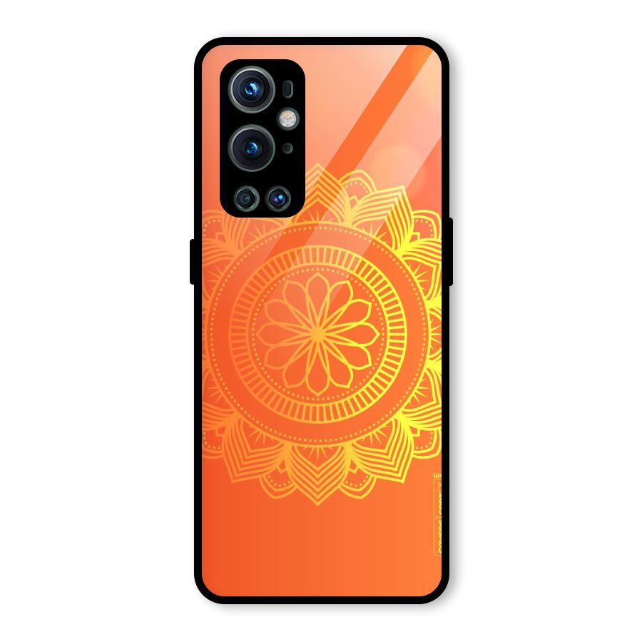 Diwali Rangoli Glass Back Case for OnePlus 9 Pro