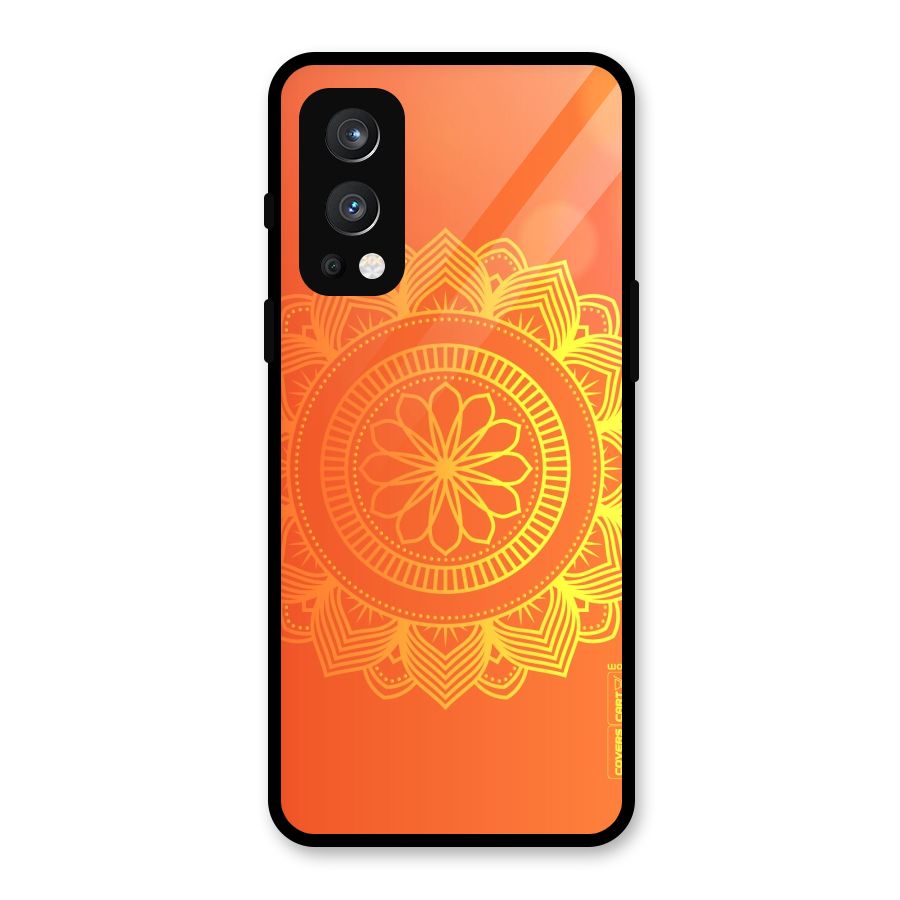 Diwali Rangoli Glass Back Case for OnePlus Nord 2 5G