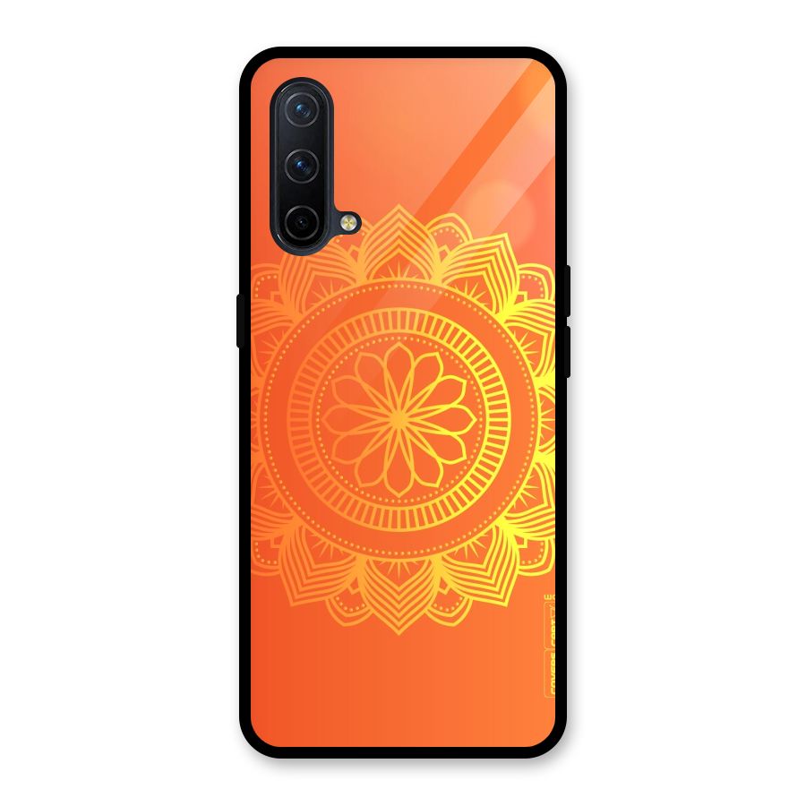 Diwali Rangoli Glass Back Case for OnePlus Nord CE 5G