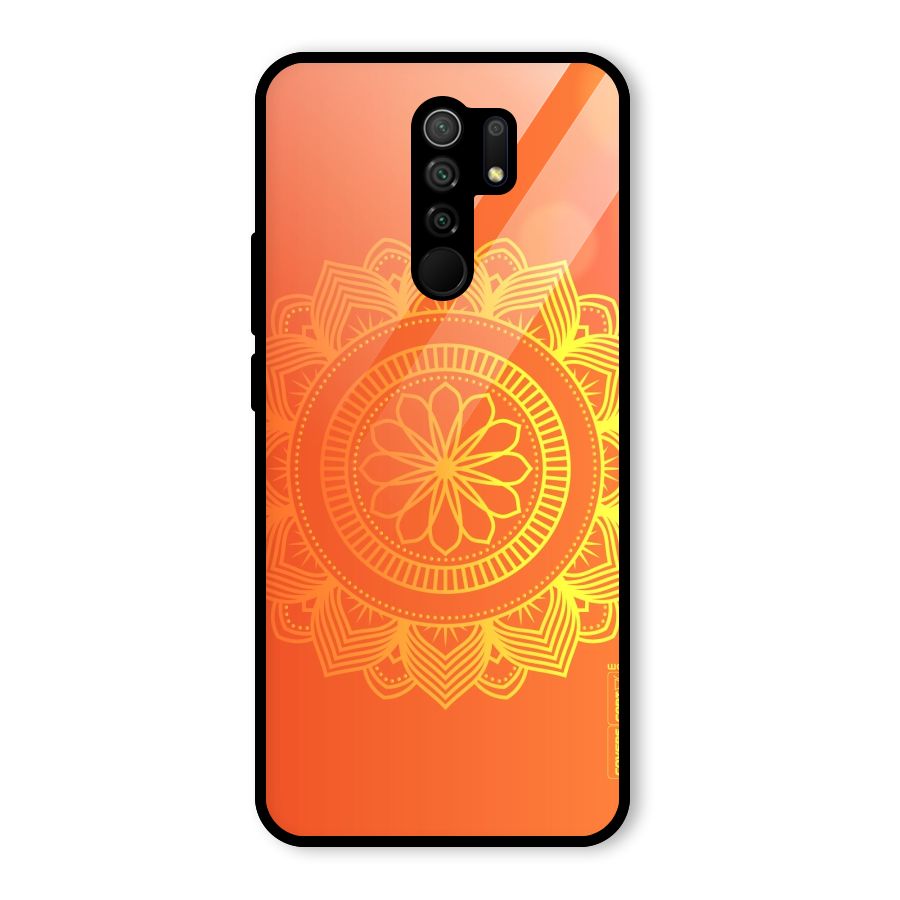 Diwali Rangoli Glass Back Case for Poco M2
