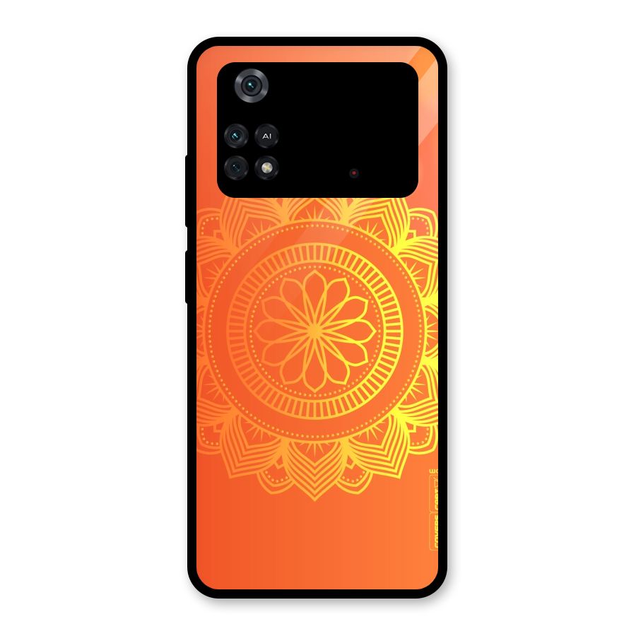 Diwali Rangoli Glass Back Case for Poco M4 Pro 4G
