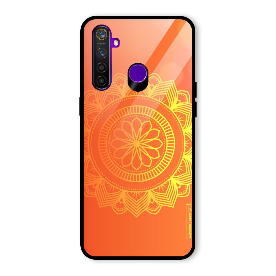 Diwali Rangoli Glass Back Case for Realme 5 Pro