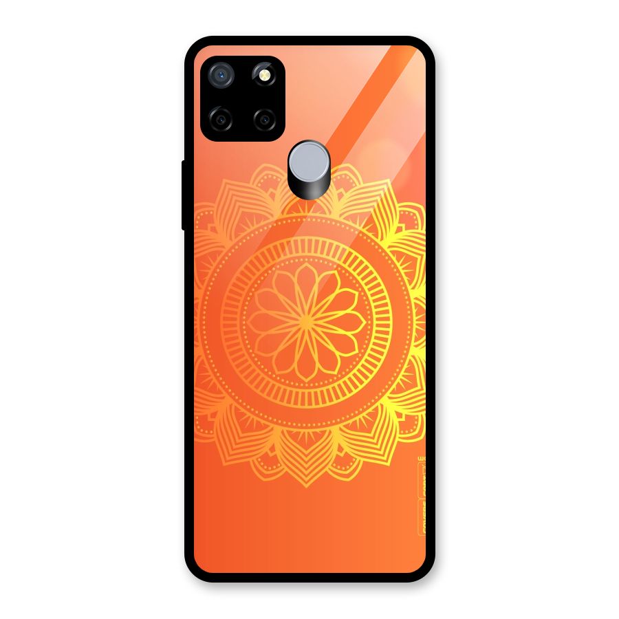 Diwali Rangoli Glass Back Case for Realme Narzo 20