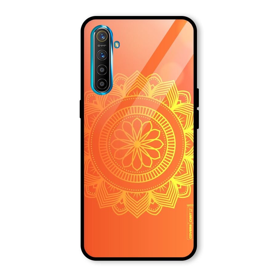 Diwali Rangoli Glass Back Case for Realme X2