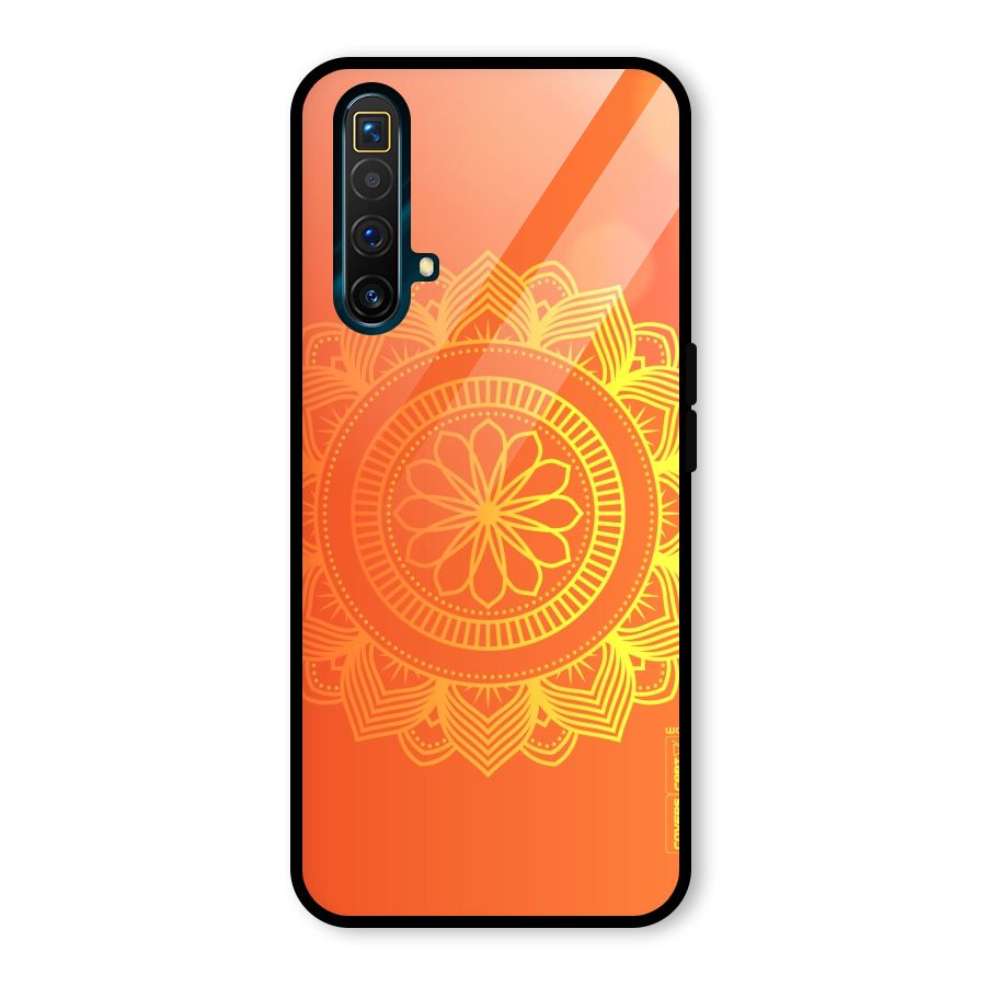 Diwali Rangoli Glass Back Case for Realme X3 SuperZoom