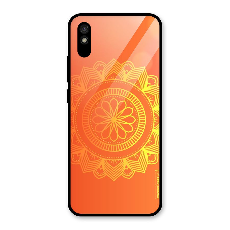 Diwali Rangoli Glass Back Case for Redmi 9i