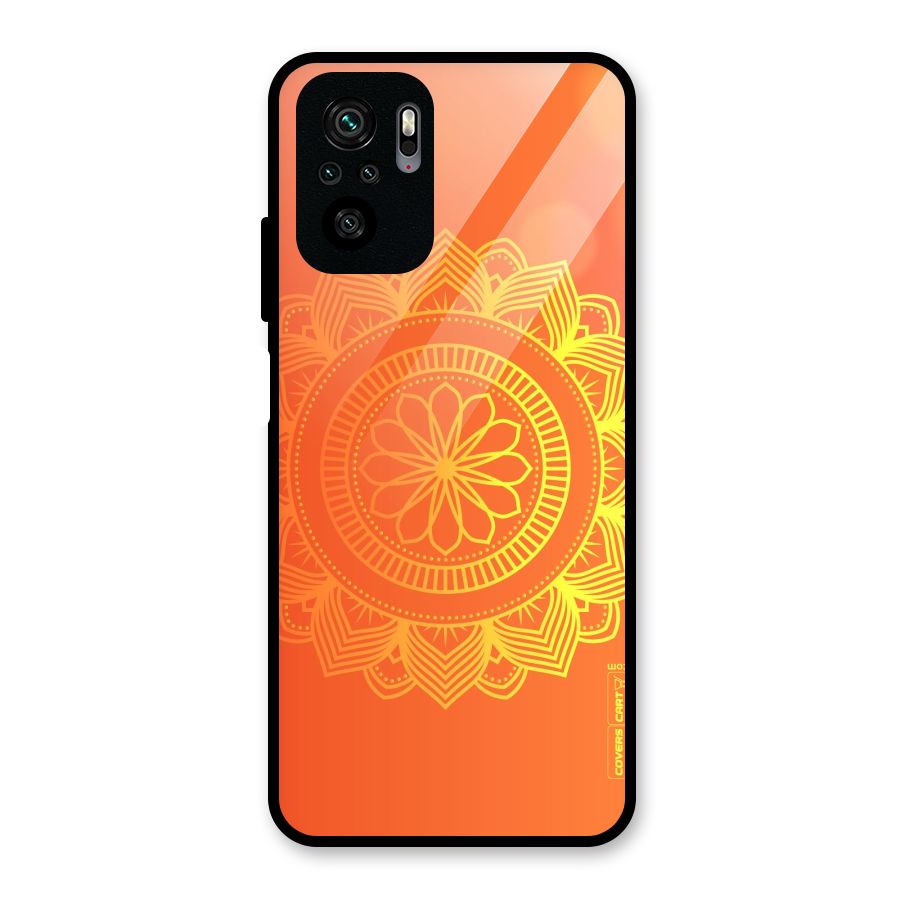 Diwali Rangoli Glass Back Case for Redmi Note 10S