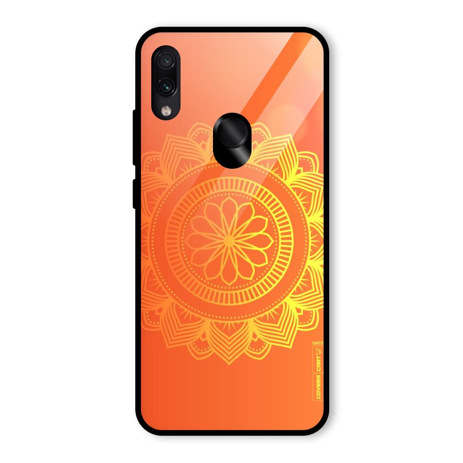 Diwali Rangoli Glass Back Case for Redmi Note 7 Pro