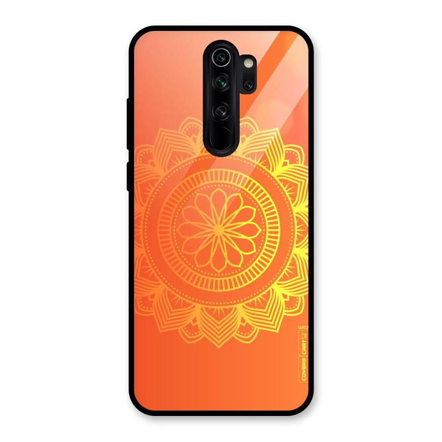Diwali Rangoli Glass Back Case for Redmi Note 8 Pro