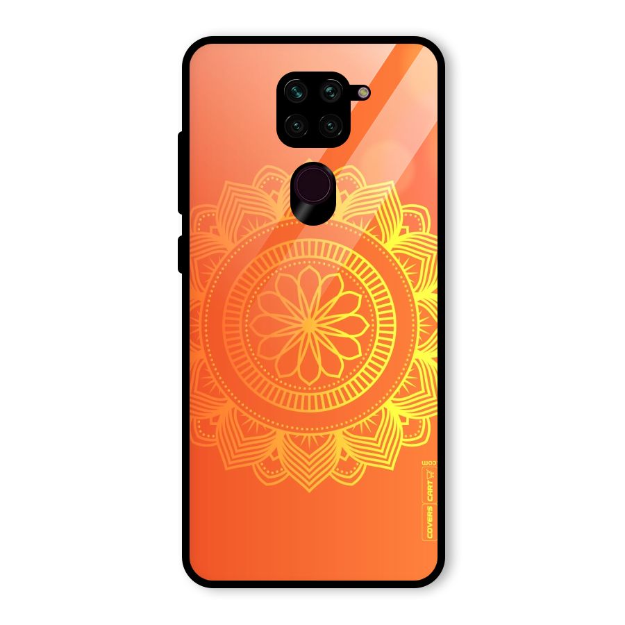 Diwali Rangoli Glass Back Case for Redmi Note 9