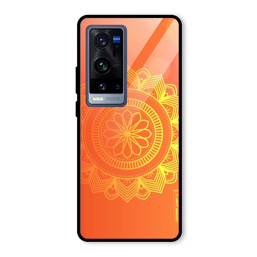 Diwali Rangoli Glass Back Case for Vivo X60 Pro Plus