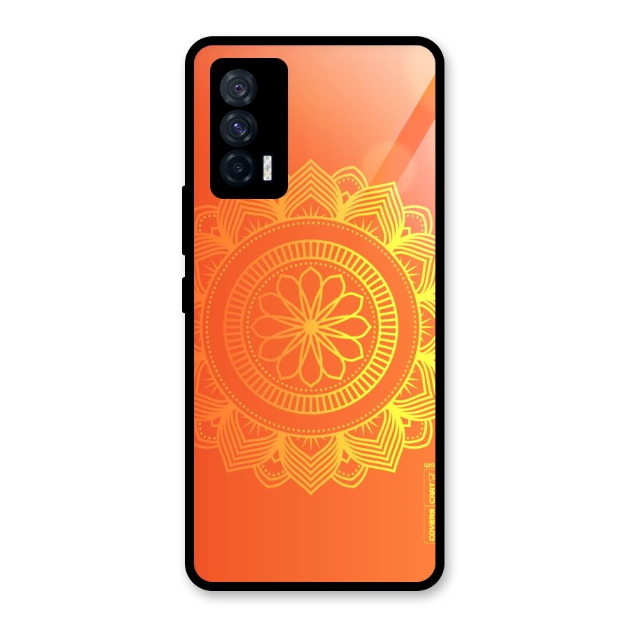 Diwali Rangoli Glass Back Case for Vivo iQOO 7 5G