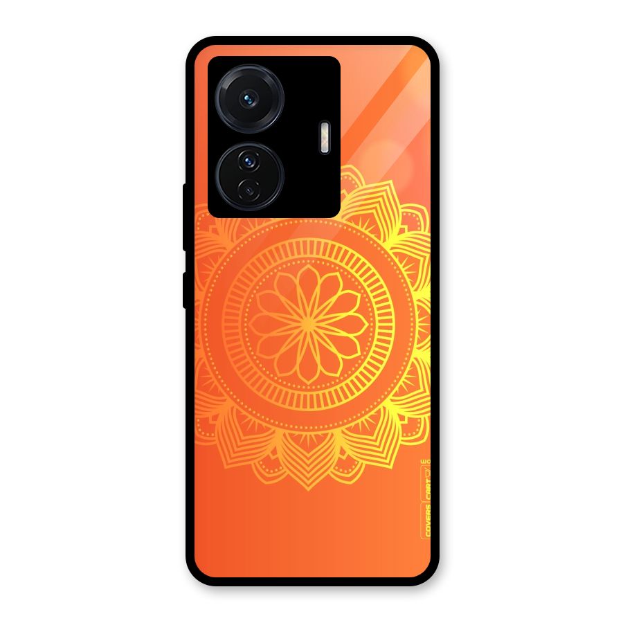 Diwali Rangoli Glass Back Case for Vivo iQOO Z6 Pro