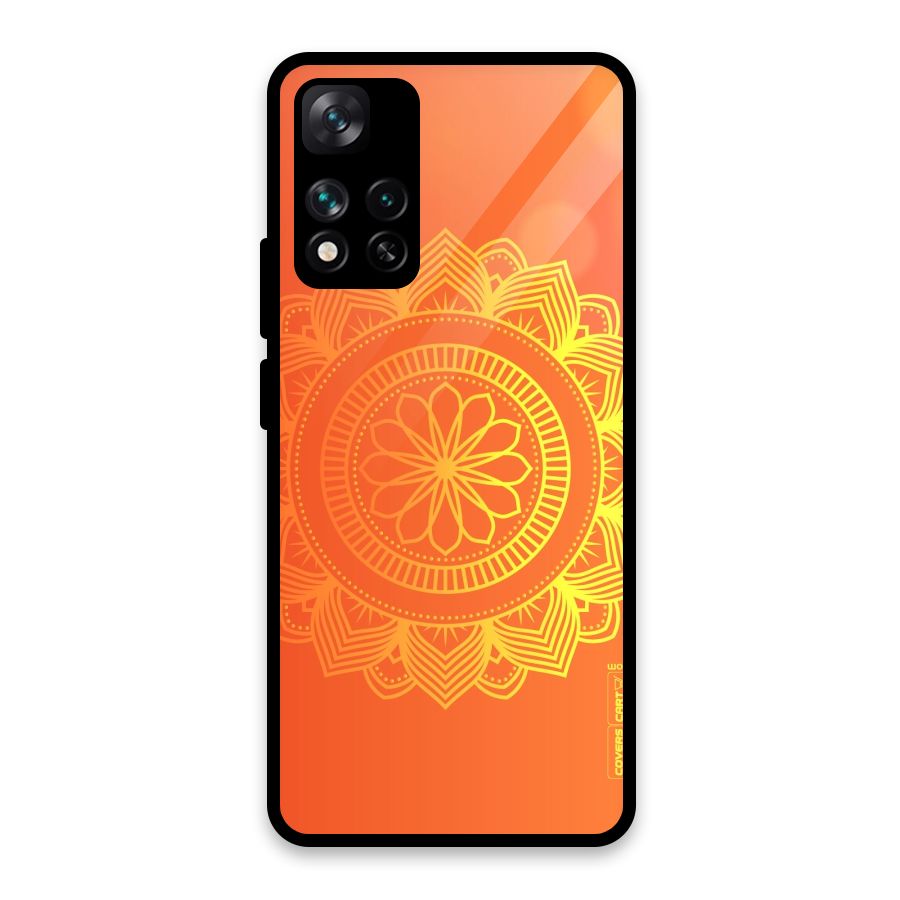 Diwali Rangoli Glass Back Case for Xiaomi 11i HyperCharge 5G