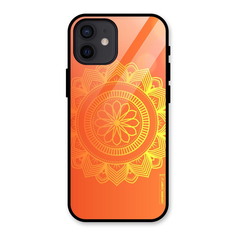 Diwali Rangoli Glass Back Case for iPhone 12