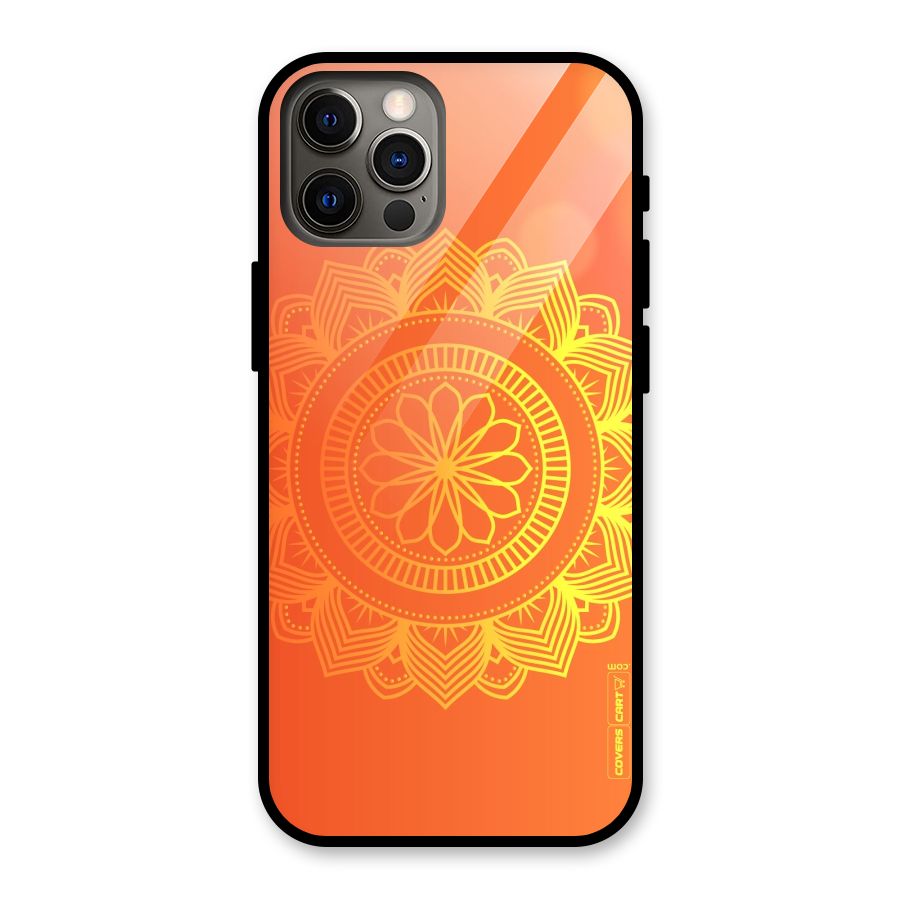 Diwali Rangoli Glass Back Case for iPhone 12 Pro