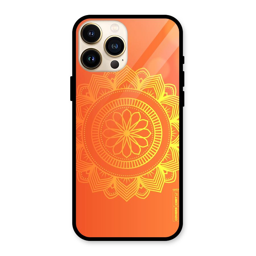 Diwali Rangoli Glass Back Case for iPhone 13 Pro Max