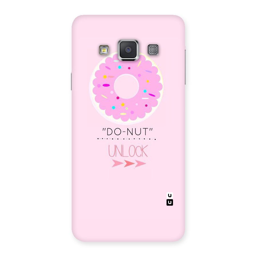 Do-Nut Unlock Back Case for Galaxy A3
