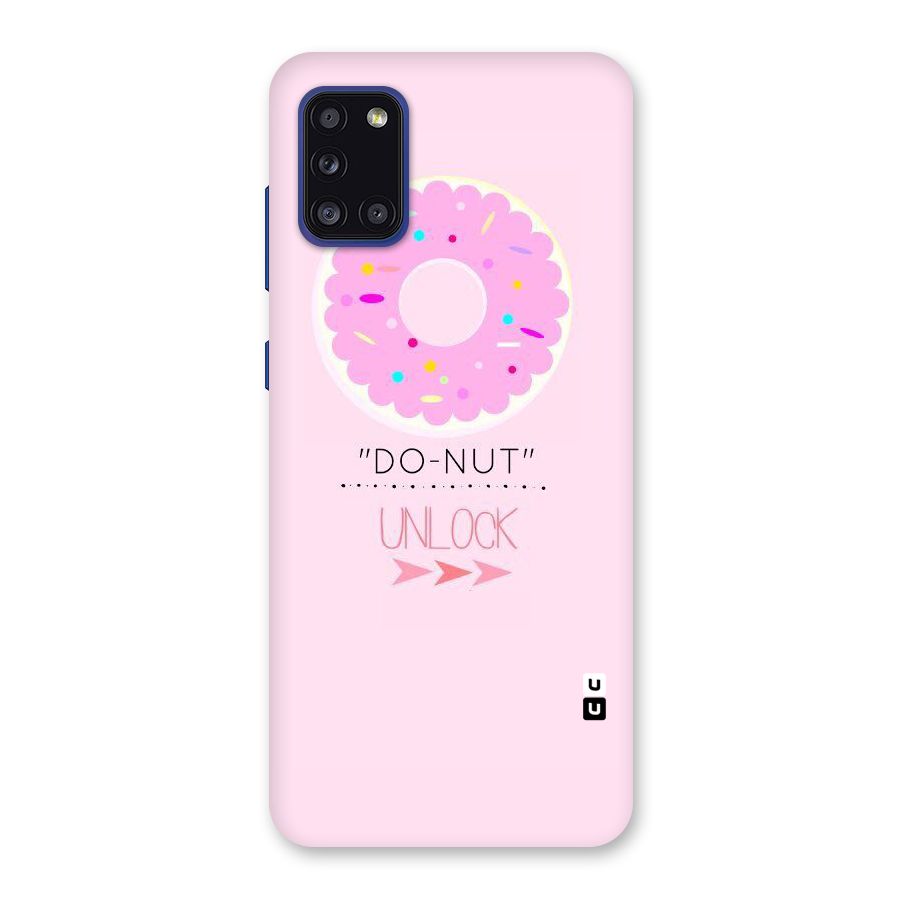 Do-Nut Unlock Back Case for Galaxy A31