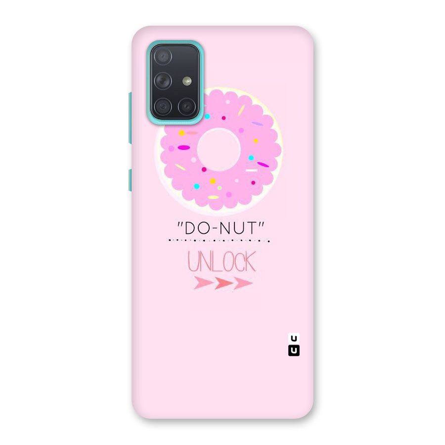 Do-Nut Unlock Back Case for Galaxy A71
