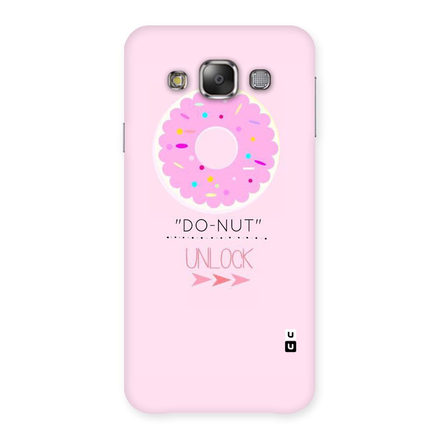 Do-Nut Unlock Back Case for Galaxy E7