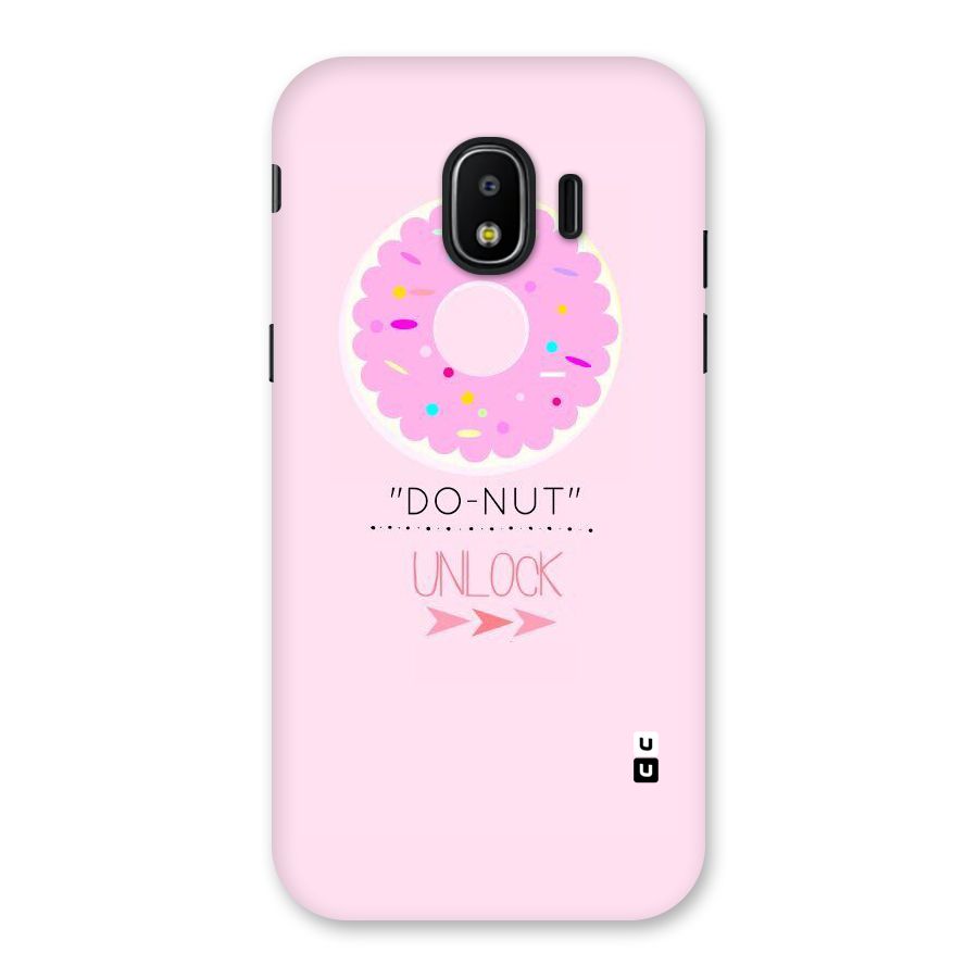 Do-Nut Unlock Back Case for Galaxy J2 Pro 2018