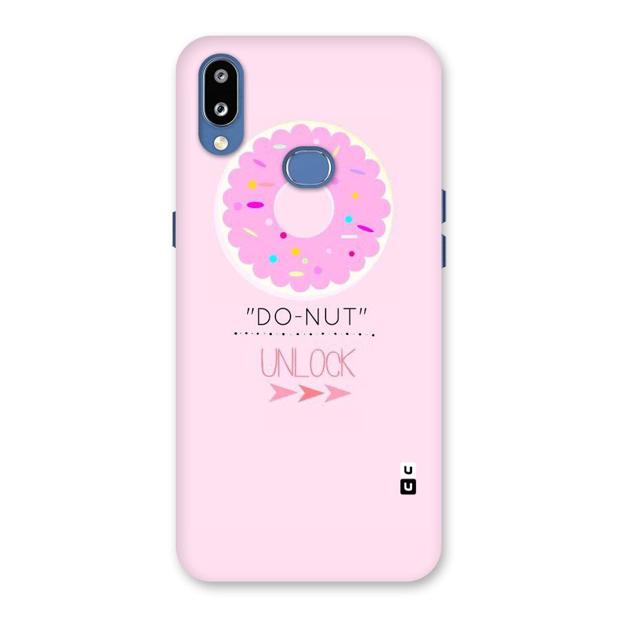 Do-Nut Unlock Back Case for Galaxy M01s