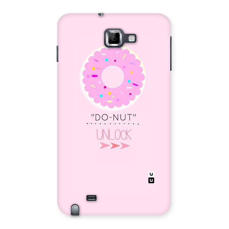 Do-Nut Unlock Back Case for Galaxy Note