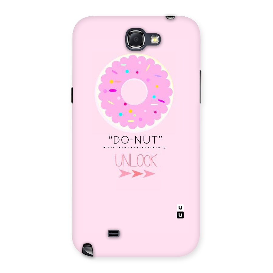 Do-Nut Unlock Back Case for Galaxy Note 2