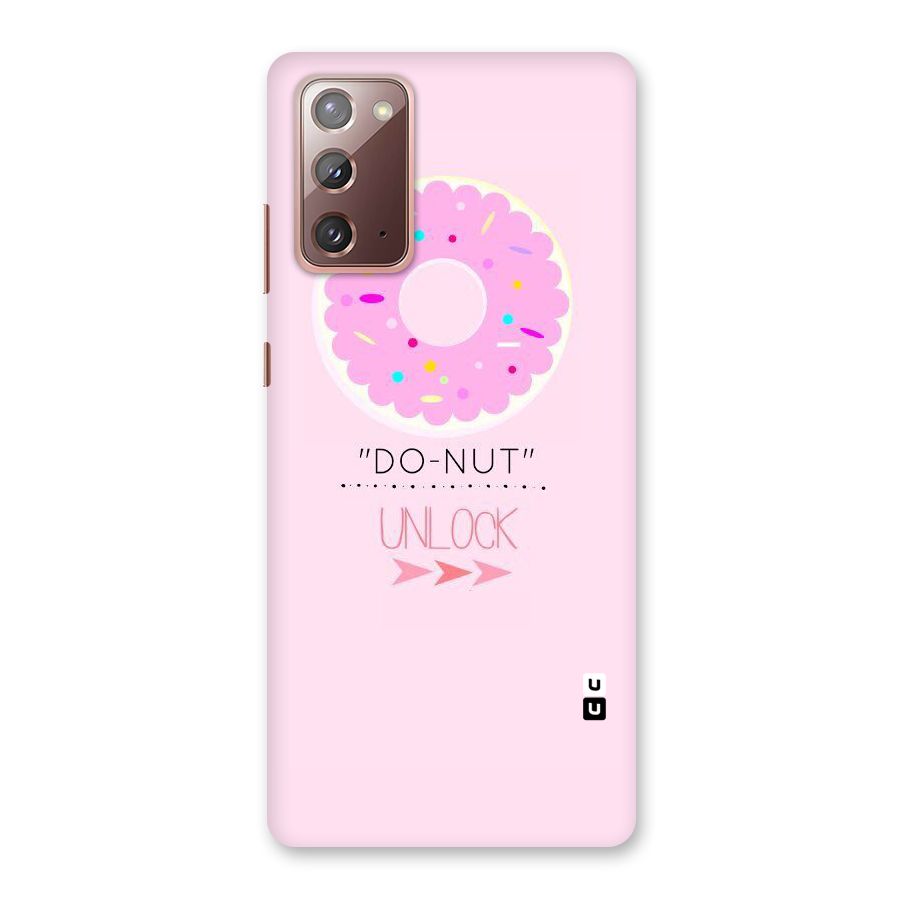 Do-Nut Unlock Back Case for Galaxy Note 20