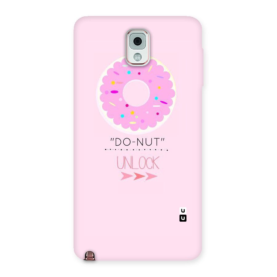 Do-Nut Unlock Back Case for Galaxy Note 3