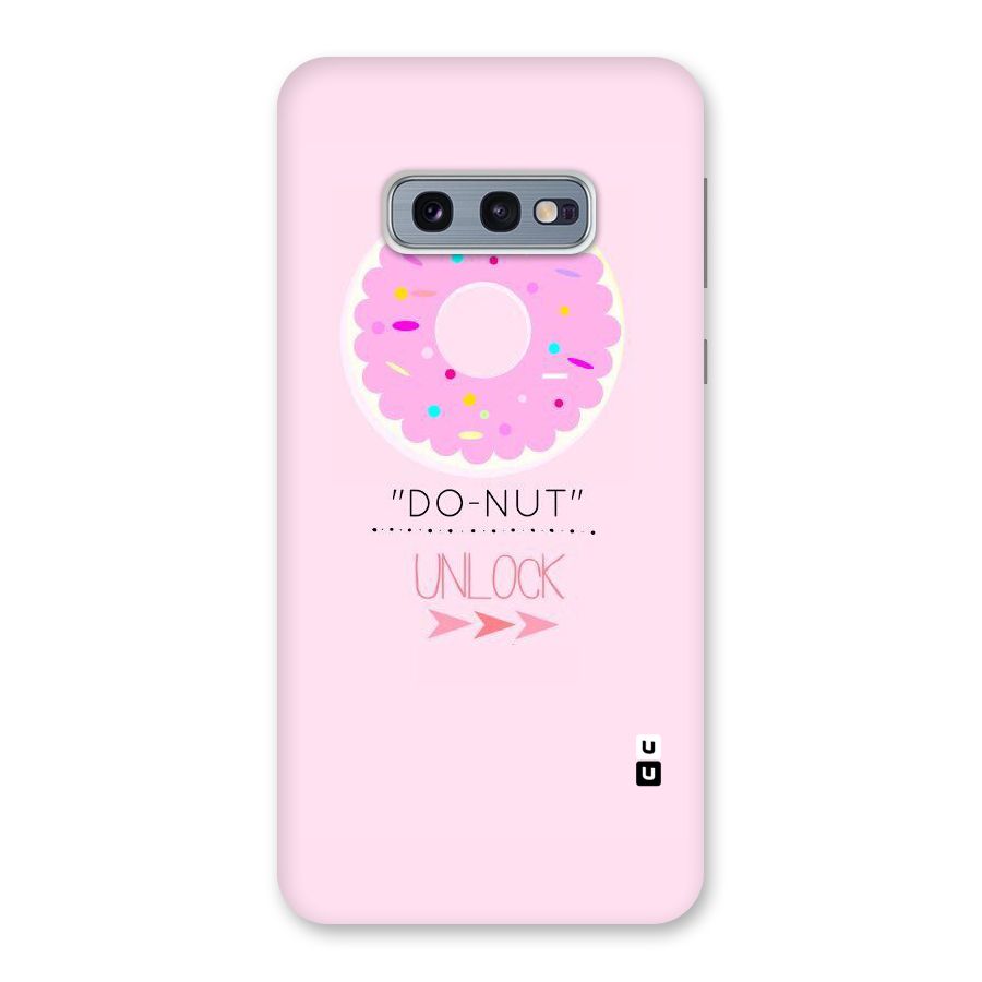 Do-Nut Unlock Back Case for Galaxy S10e