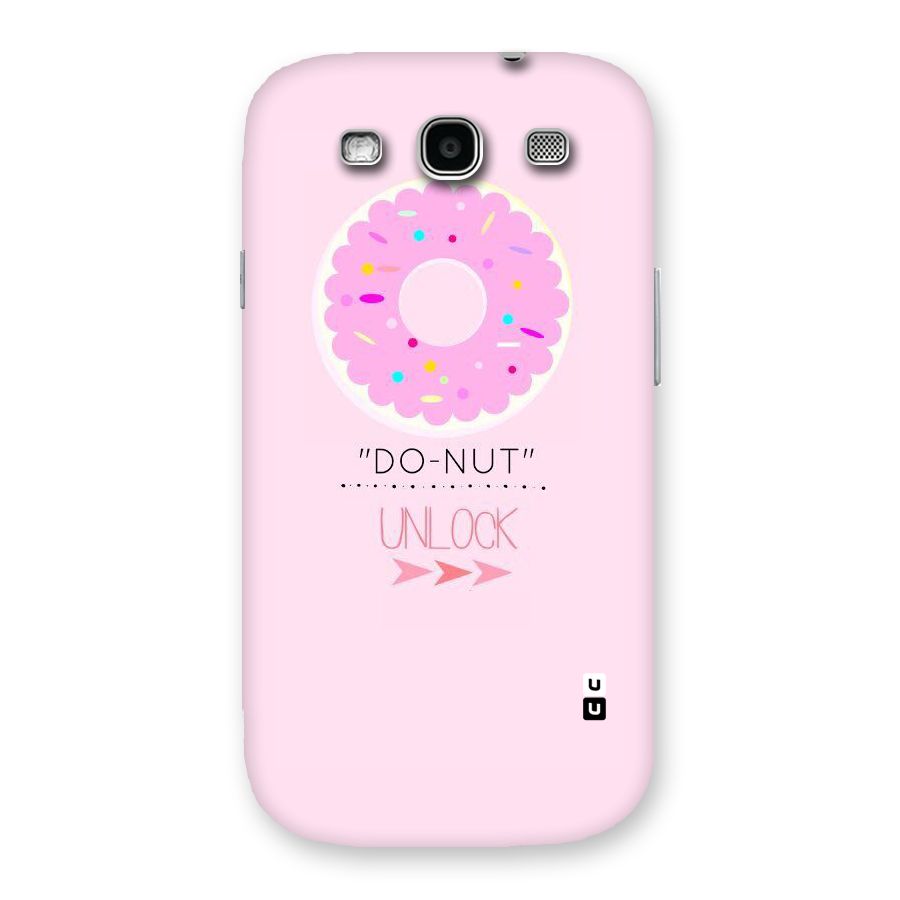 Do-Nut Unlock Back Case for Galaxy S3