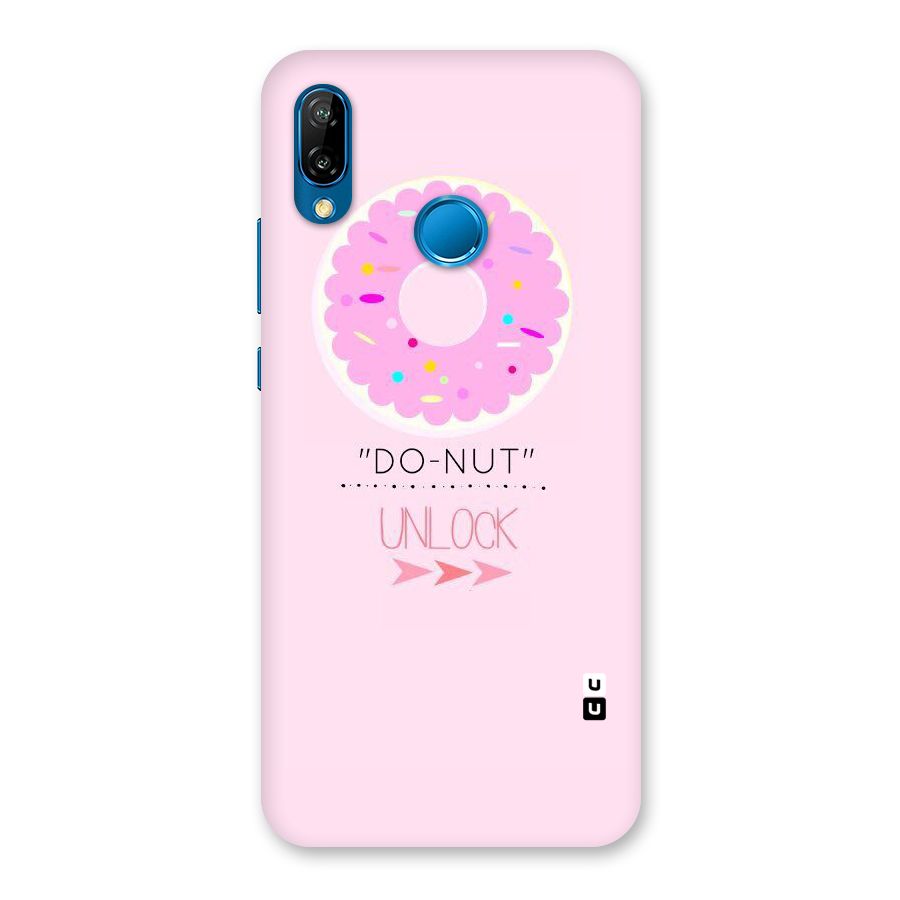 Do-Nut Unlock Back Case for Huawei P20 Lite