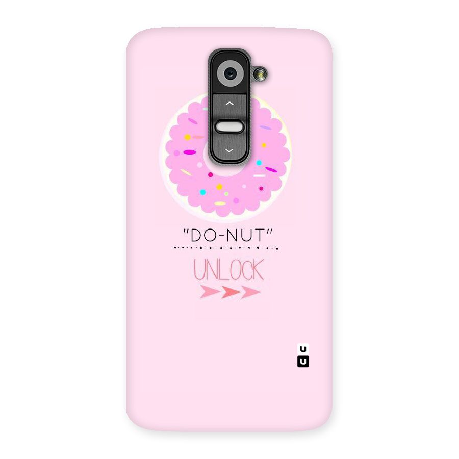 Do-Nut Unlock Back Case for LG G2
