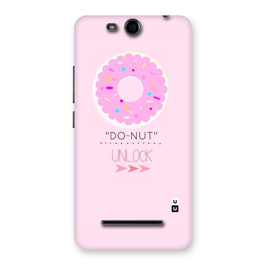 Do-Nut Unlock Back Case for Micromax Canvas Juice 3 Q392
