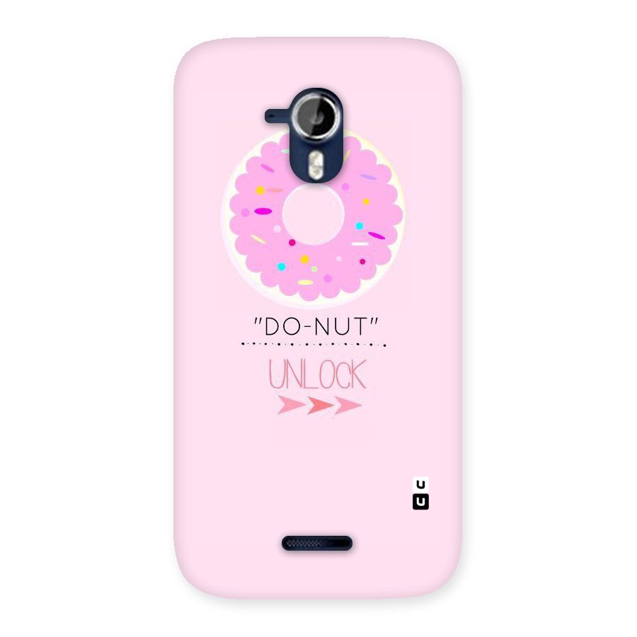 Do-Nut Unlock Back Case for Micromax Canvas Magnus A117