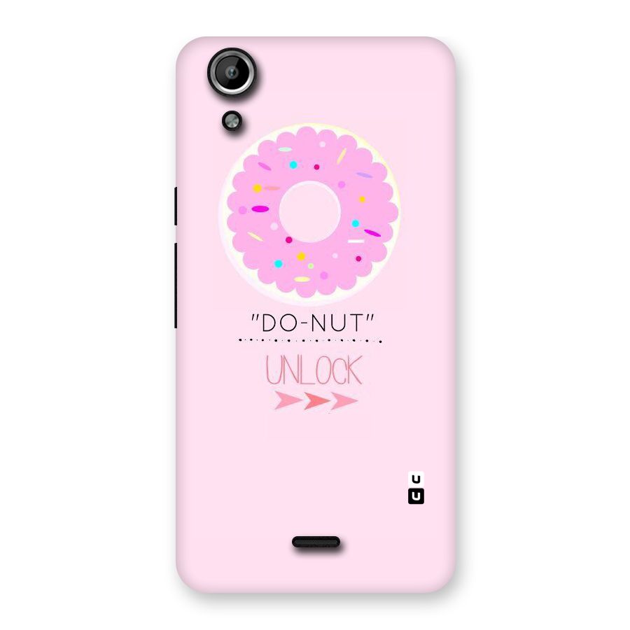 Do-Nut Unlock Back Case for Micromax Canvas Selfie Lens Q345