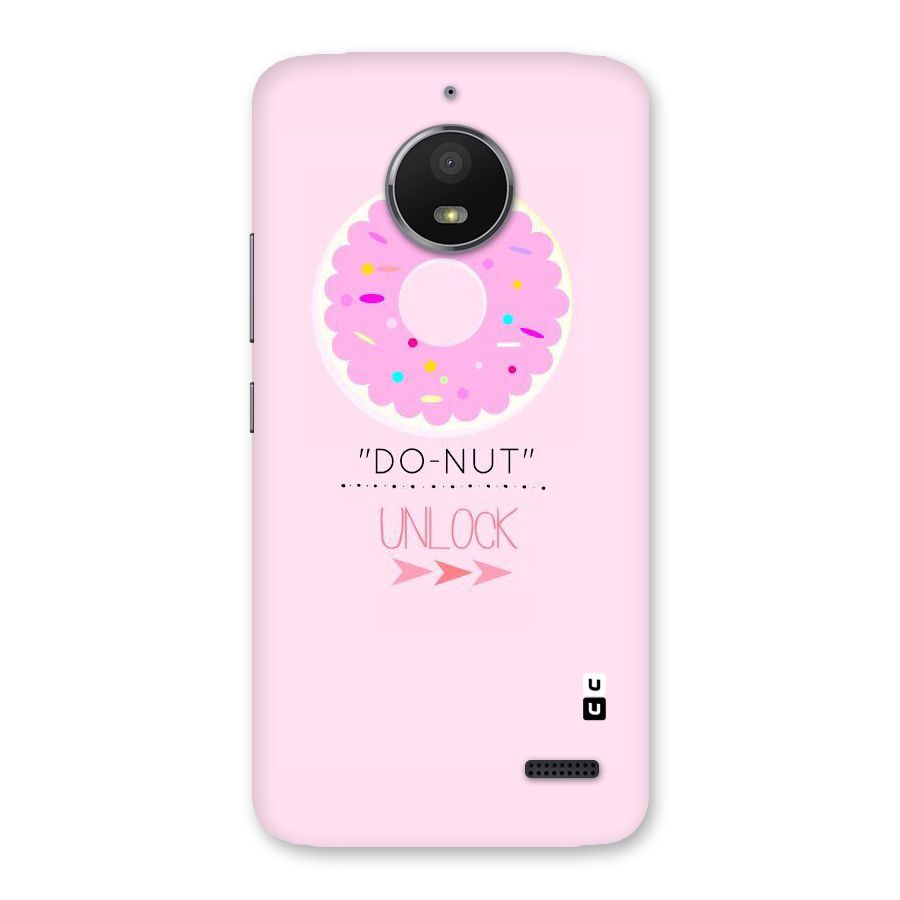 Do-Nut Unlock Back Case for Moto E4