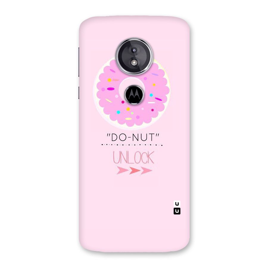 Do-Nut Unlock Back Case for Moto E5